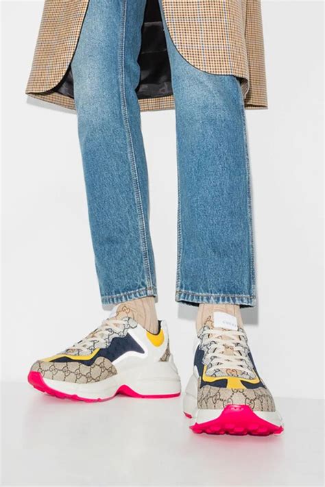 gucci rhyton sneakers womens|gucci rhyton sneakers outfit.